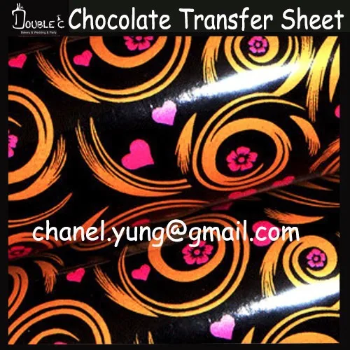 chocolate transfer sheet85-1