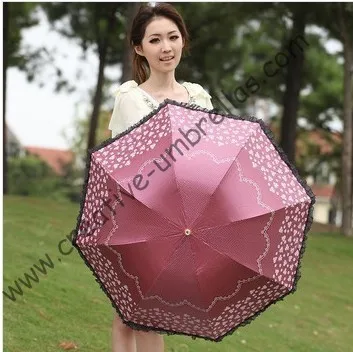 Superlight солнца, солнцезащитный крем, UPF> 50+, ladies'parasol, 8 К ребра, черный серебряное покрытие, карман зонтик, УФ-защита, арочные завязки