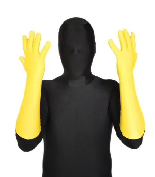 Free Shipping DHL Lycra Spadex Zentai Elbow Zentai Gloves Costume Halloween Party Superhero Size Custom Made (1)