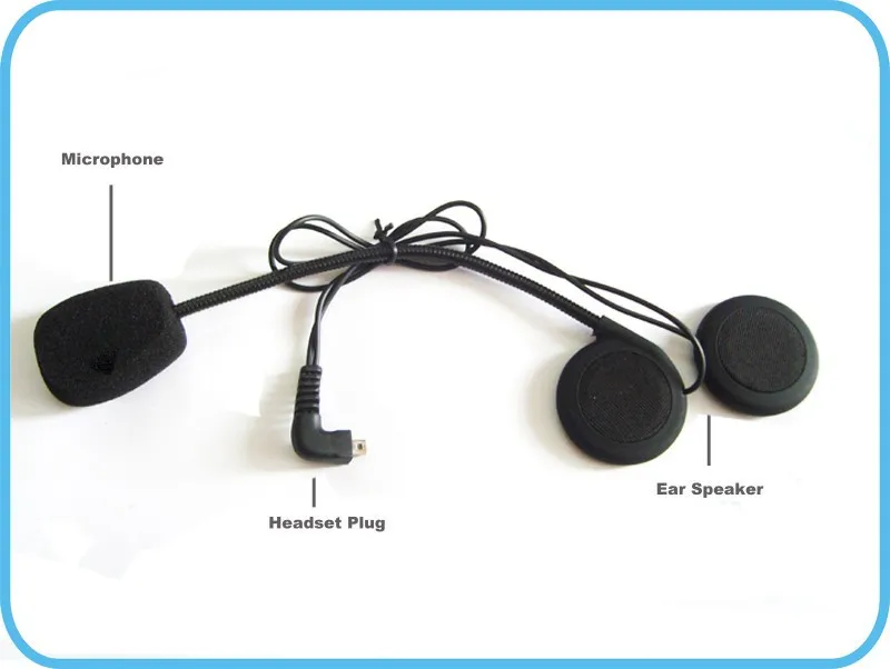 Freedconn мотоциклетный T-COM Bluetooth Шлем Микрофон в переговорном устройстве/гарнитура для наушников+ крепление на зажим