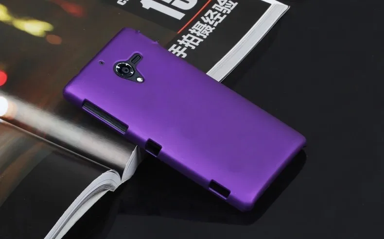 Чехол для sony Xperia ZL, резиновый ЖЕСТКИЙ чехол на заднюю панель для sony Xperia ZL L35i L35h, высокое качество