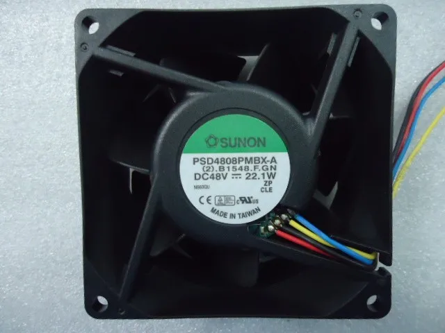 Sunon PSD4808PMBX-A 80*80*38 мм 48 Вт 22,1 Инвертор Вентилятор охлаждения