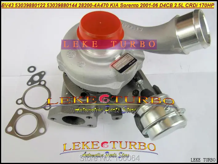 BV43 53039880122 53039880144 28200-4A470 Turbo Turbocharger For KIA Sorento 2001-2006 Engine D4CB 2.5L CRDi 170HP (4)