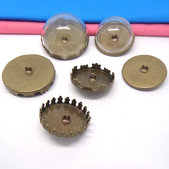 100 шт./лот, ТРИ ВИДА, Античная Бронза Двойной Хооп Кулон Cap Разъемы для diy Стеклянный Шар с Внутренней 20-25 мм Установка Лотка
