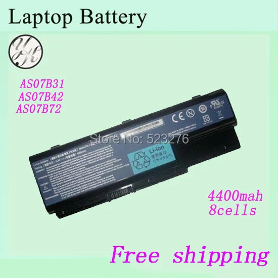 8-клетки для ноутбука Батарея для acer as07b31 as07b32 as07b41 as07b42 as07b51 as07b52 as07b71 as07b72 батареи ноутбука