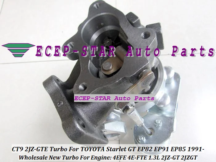 Turbo CHRA картридж CT9 17201-55030 17201-64190 для TOYOTA Starlet GT Paseo Tercel Glanza EP82 EP91 EP85 1998-4EFE 2JZGTE 1.3L