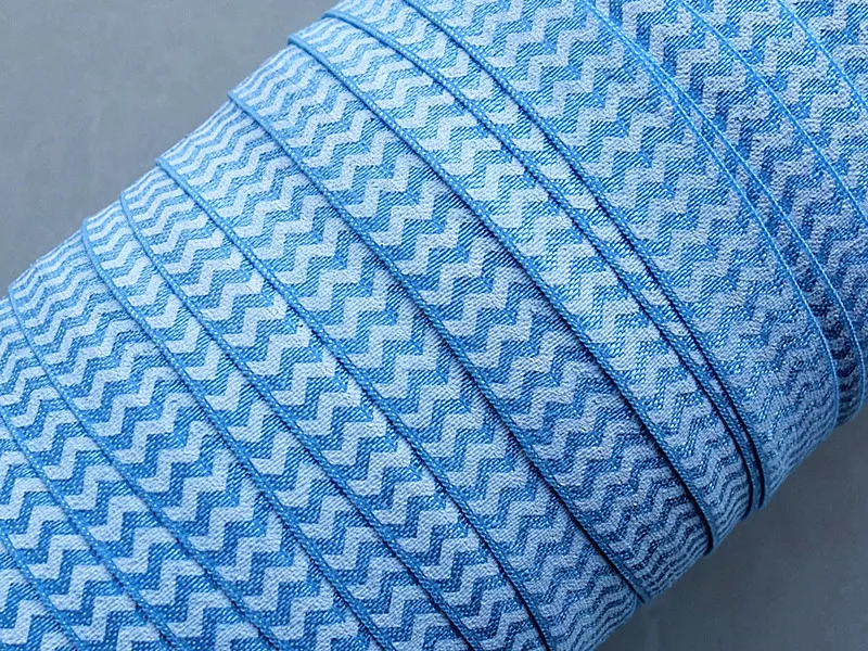 5 метров/цвет Chevron резинки 5/8 ''враг DIY Craft Аксессуары для одежды волосы луки повязки для волос ленты для волос