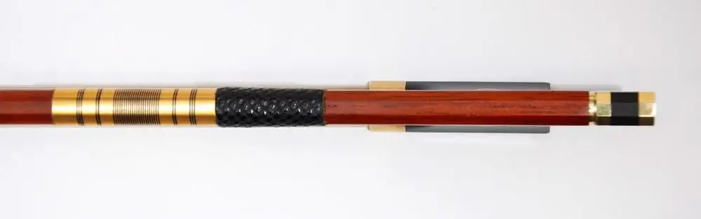 Скрипка Лук наивысшего качества Pernambuco Подлинная твердая 7ct золото FP981B# EMS