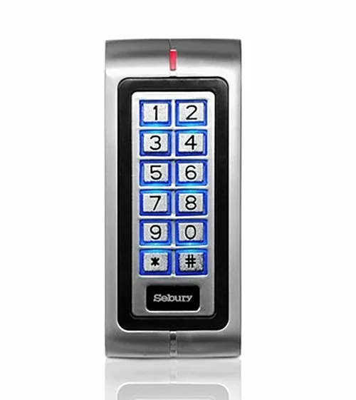 125 кГц ID/EM металлический корпус RFID считыватель контроля доступа двери с 1000 пользователей клавиатуры пароль, автономный считыватель контроля доступа