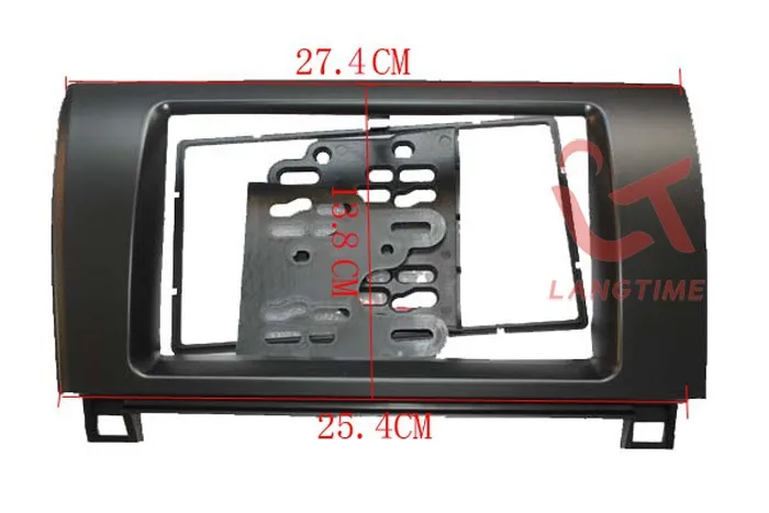 Автомобильная арматура DVD рамка, панель DVD, Dash Kit, фасции, Радио Рамка, аудиокадр для Toyota Sequoia Tuntra, 2DIN