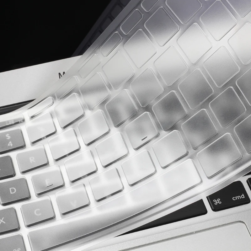 XSKN для A1932 Macbook Air 13 дюймов с Touch ID(+) Ультра тонкий Ясно клавиатуры Обложка протектор Мягкий чехол из искусственной кожи, макет США