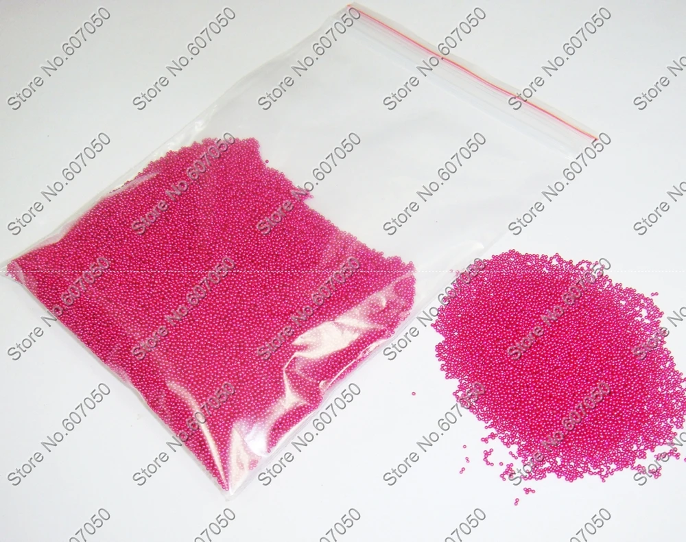Shipping-50g/сумка роза Мини бисер маленький жемчуг для DIY ногтей