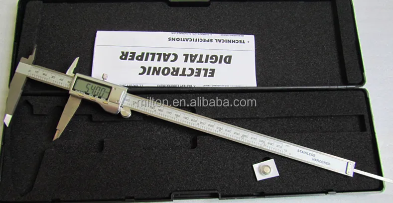 Высокое качество 0-300 мм 12 дюймов металлический корпус цифровой штангенциркуль Электронный штангенциркуль Калибр микрометр 5 шт./лот