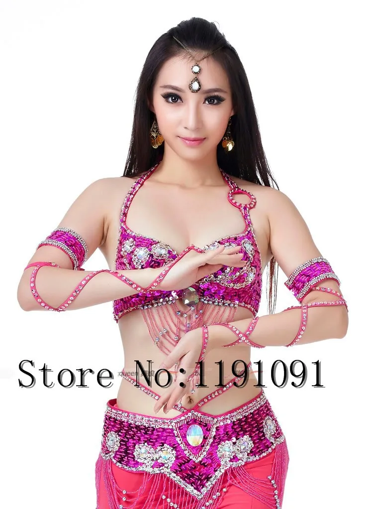 Одежда для индийского беллиданса, 3 компл. Размера S / M / L, 10 цветов 700#