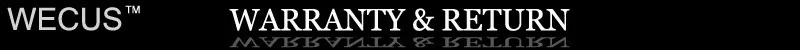WARRANTY & RETURN