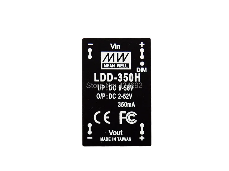 Розничная 1pc LDD-350H DC2-52V 350mA означает проверенный светодиодный постоянный ток понижающий светодиодный драйвер