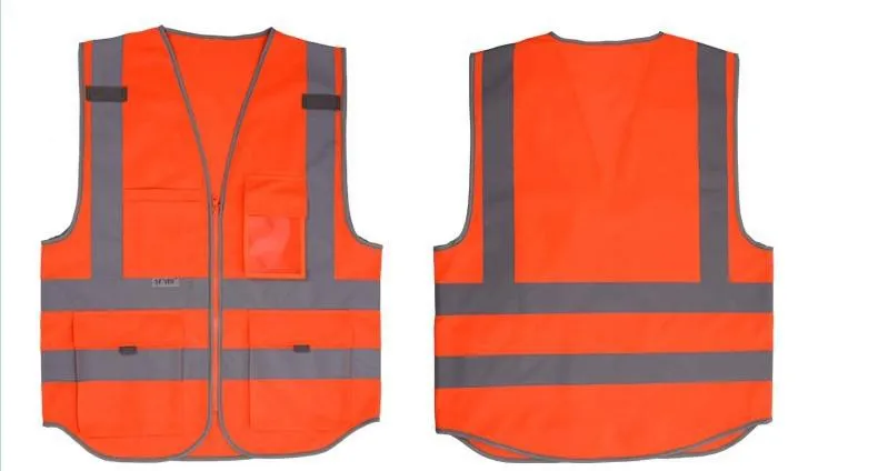 SFvest EN471 hi vis жилет Спецодежда защитный жилет светоотражающий Безопасный Жилет отражатель безрукавка