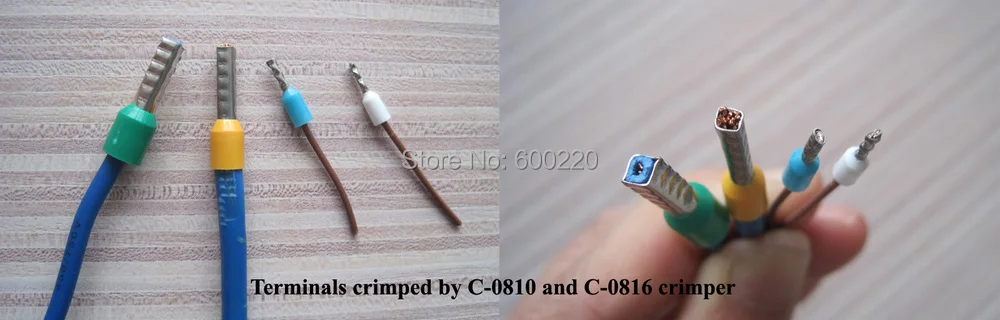 Самостоятельной настройки Ratcheting наконечник щипцы инструмент 0.25-10mm2 C-0810 обжимной инструмент