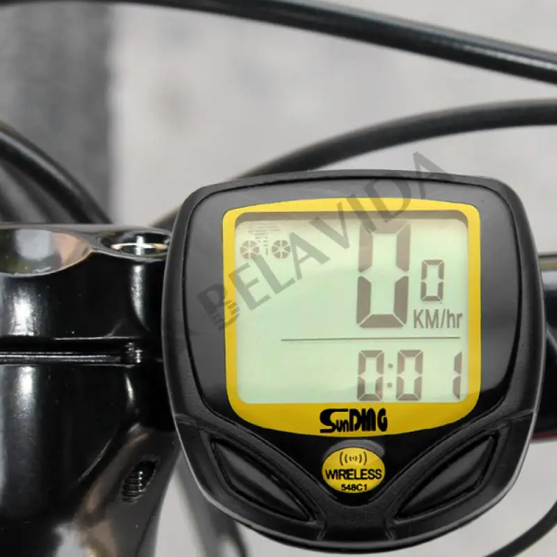 wireless bike bicycle cycling sports computer odometer speedometer waterproof
