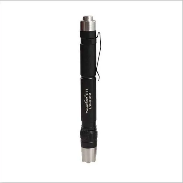 TANK007 E11 CREE XP-E R3 120LM 3-режимный светодиодный защитить фонарик мощный фонарь, светильник(2x10440/2 х ААА