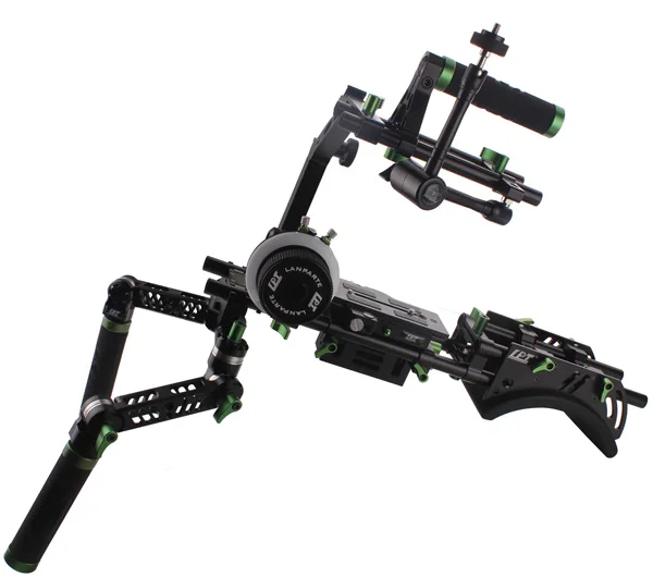 Lanparte DSLR Rig набор чемоданов для непрерывного изменения фокусировки универсальная пластина 5D2 5D3 7D GH1