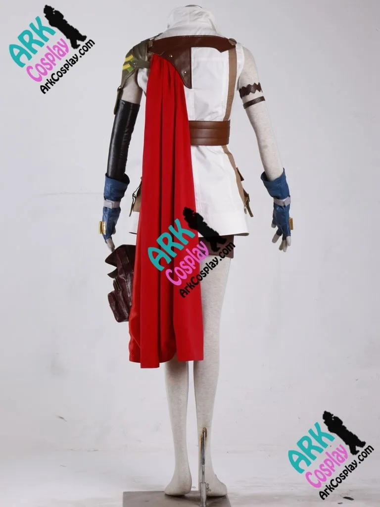 Final Fantasy Lightning Косплей женский косплей белого цвета Final Fantasy Косплей Костюм