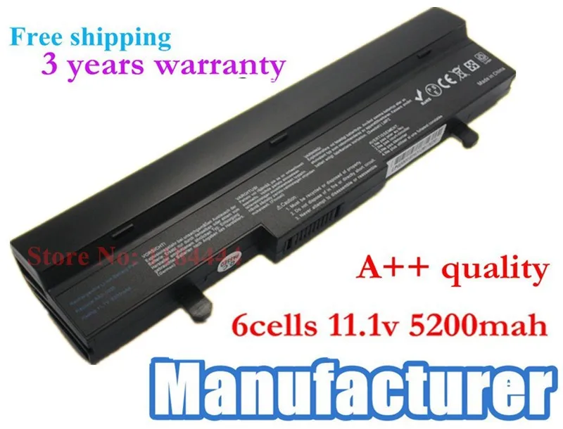 5200 мАч аккумулятор для ноутбука Asus Eee PC 1005 1001HA 1001 P 1001PX 1005HA-H 1005HA-EU1X 1101HA 1101HGO 1001PX-BLK003X черный