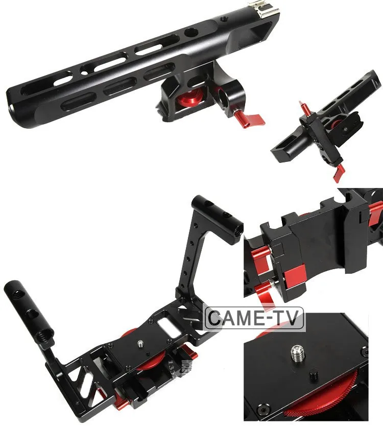 CAME-TV Rig BMCC-01 w/Топ Ручка ласточкин хвост плиты 15 мм стержень