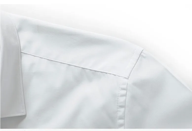 CARFANTE Мужская рубашка, тонкая Однотонная рубашка с длинным рукавом, белая camisas GPB1001 XXS XS s m l xl XXL 3XL