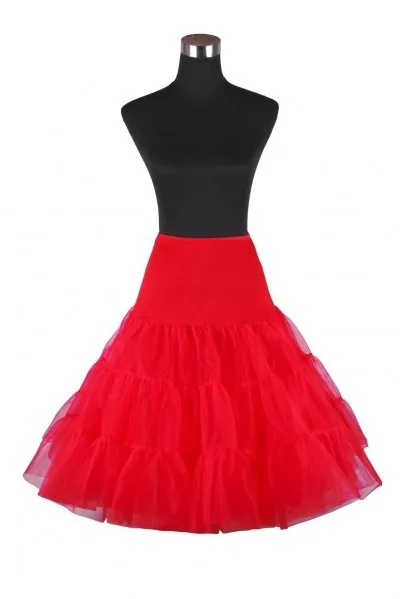 2" 50 s Ретро Underskirt Свинг Винтаж юбка Необычные Чистая юбка рокабилли Туту много цветов