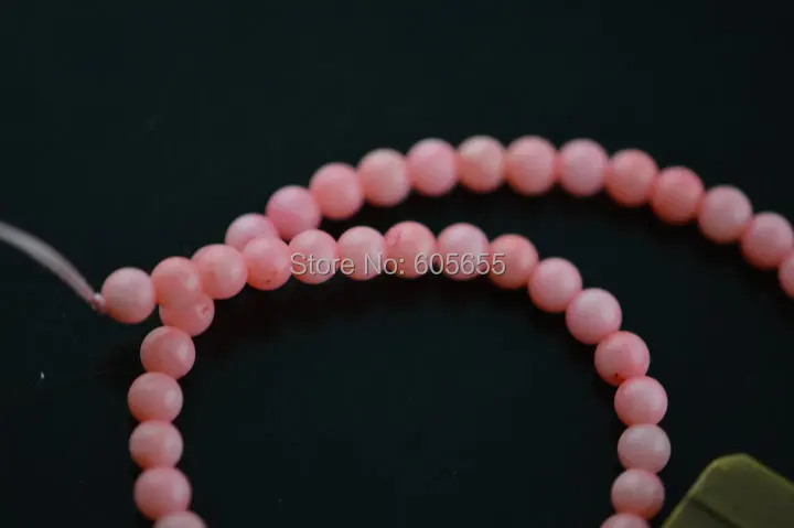 3 мм розовый коралл камень круглый семян Бусины Fit Модные украшения DIY beadword Цепочки и ожерелья Создание Бесплатная доставка