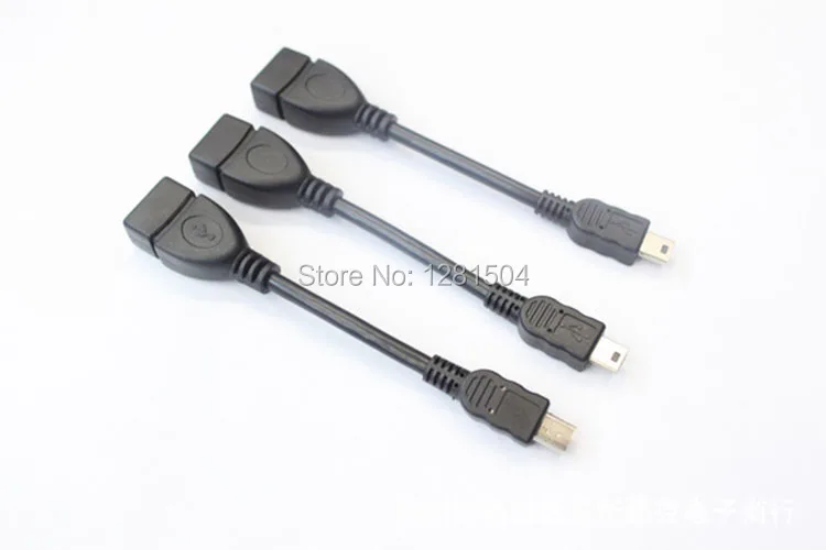 Micro USB кабель хоста OTG 10 см мини usb кабель для планшетных ПК мобильный телефон mp4 mp5 2000 шт/партия