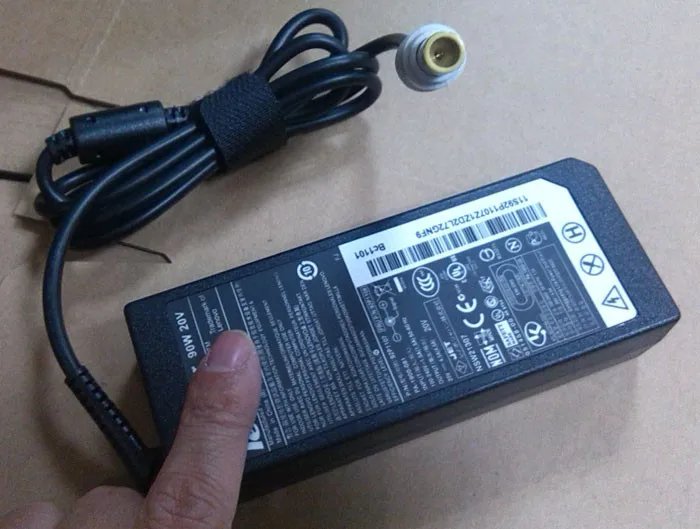 20 V 4.5A 90 W ноутбук Мощность адаптер переменного тока/Зарядное устройство для Lenovo IBM ThinkPad T60 T61 X60 X61 T410