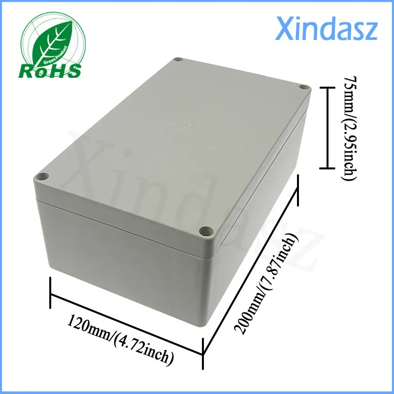 20012075mm size, Surface Mounted, waterproof sealed plastic electrical enclosure switch Junction box (3)