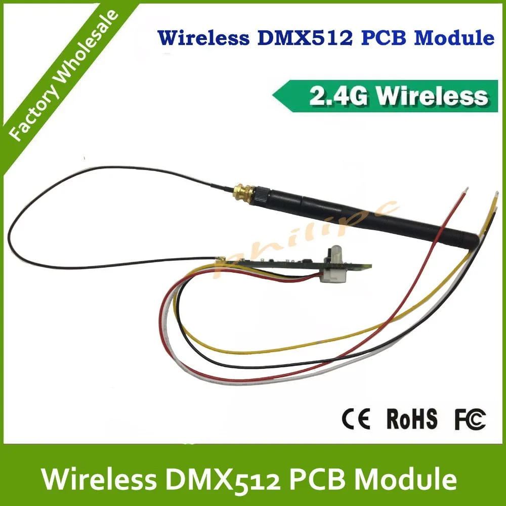 Цена VIP, DHL Беспроводной DMX DMX512 модули PCB совета светодио дный DMX контроллер приемник передатчик