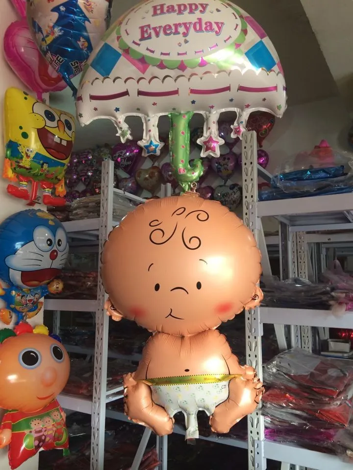 Новое поступление 50 шт./лот ангел ребенок воздушный шар День Рождения вечерние украшения мультфильм ребенок воздушный шар для мальчика горячая распродажа