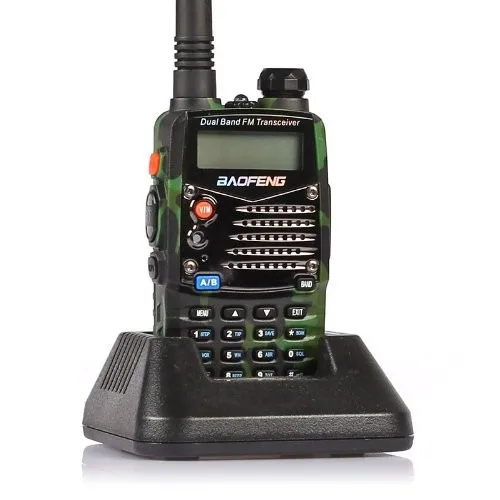 Baofeng walkie Ham двухстороннее радио BAOFENG UV-5R 136-174/400-520 Mhz двухдиапазонный с 1800 mAh литий-ионным аккумулятором радио Бесплатный наушник