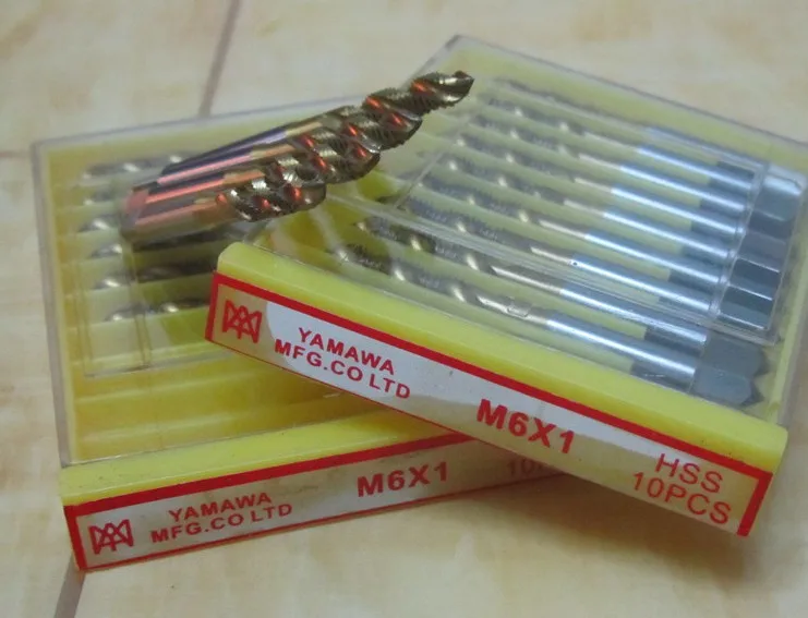 HSS-E резьбы крана M6X1 нить 10pcs1box