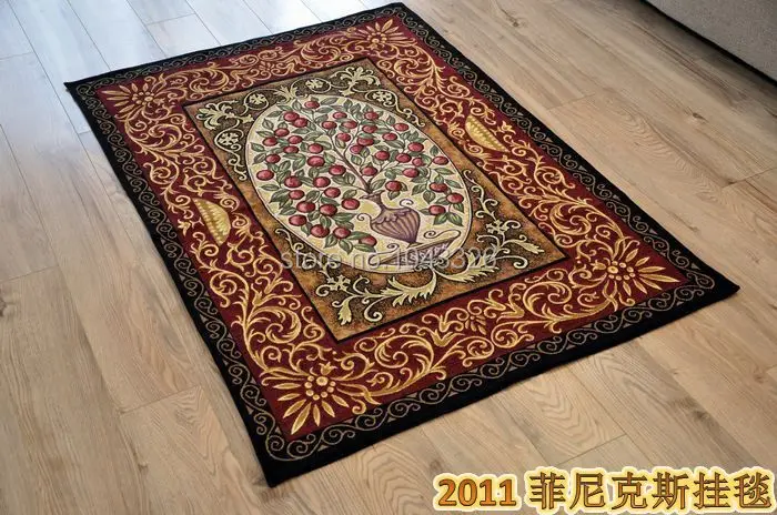 Высокое качество, украшение для дома, Феникс, 134*93 см, бесчисленные богатые фрукты, пейзаж, Фреска, настенный гобелен, pt-64