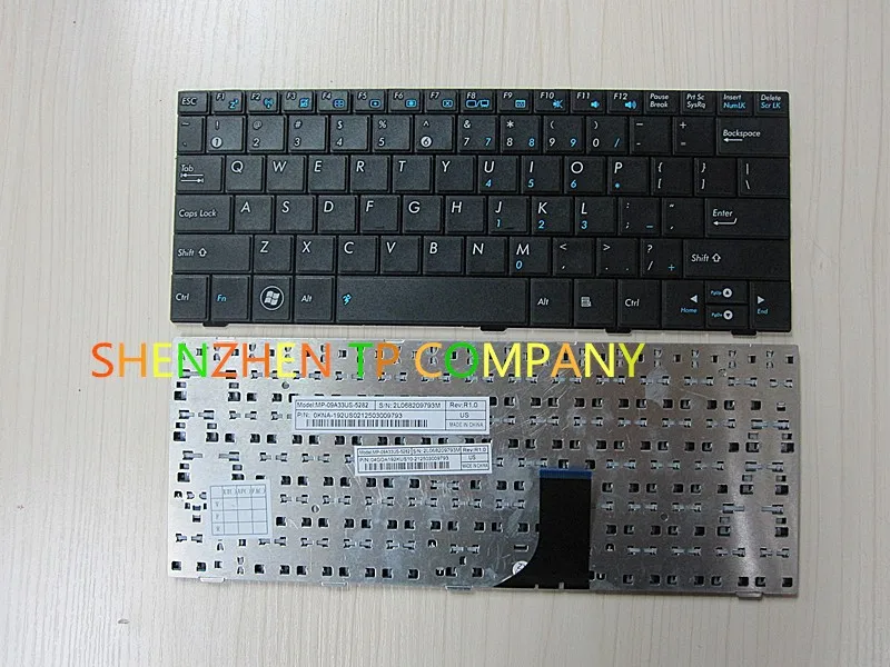 Совершенно новая клавиатура для ноутбука FoRA SUS EPC 1005HA EEE PC 1005 HA 1005 1005HD обслуживание версия США черный цвет
