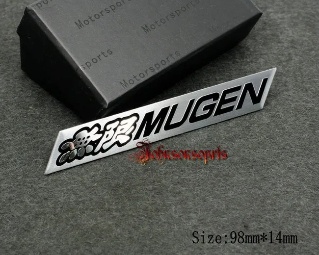 MUGEN aluminum sticker samll -1