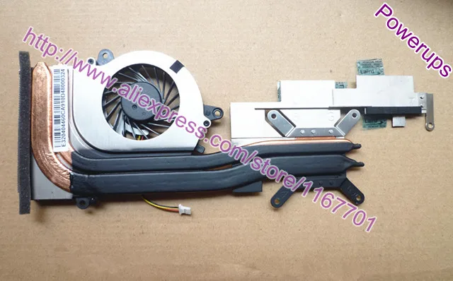 Оригинальный ноутбук GPU/Графика Радиатор охлаждения радиатора и вентилятор для MSI GS70 0NC MS-1771 MS1771 GTX765M PAAD06015SL-N197