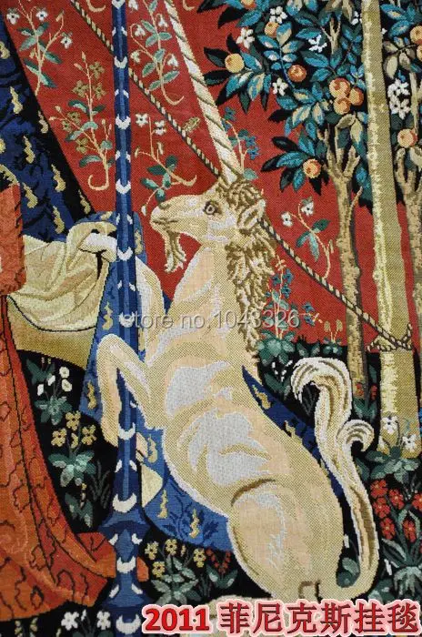 Серия Unicorn-noblelady платье для женщин большого размера 165*139 см декоративная ткань jacauard средневековый настенный гобелен PT-76