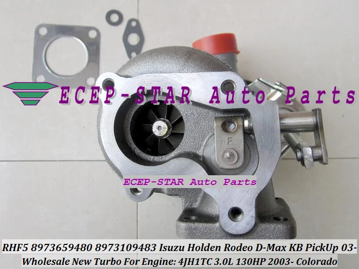 RHF5 8973659480 8973109483 Turbine Turbo Turbocharger For ISUZU Holden Rodeo D-Max KB PickUp 2003- Colorado 4JH1TC 3.0L 130HP (1)