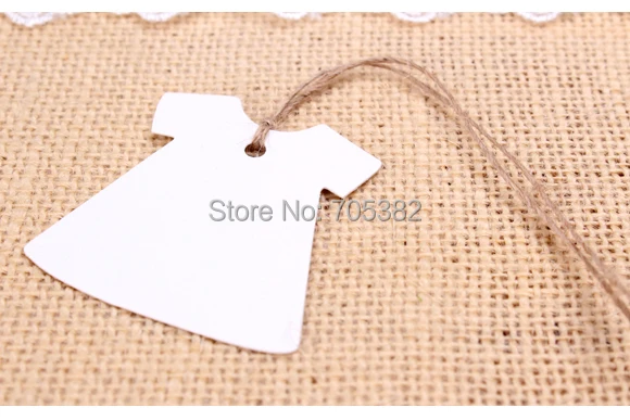 5*5 см(со шнуром) белая футболка ценник бирка закладки Бумага шитья одежды теги закладку(aa-647