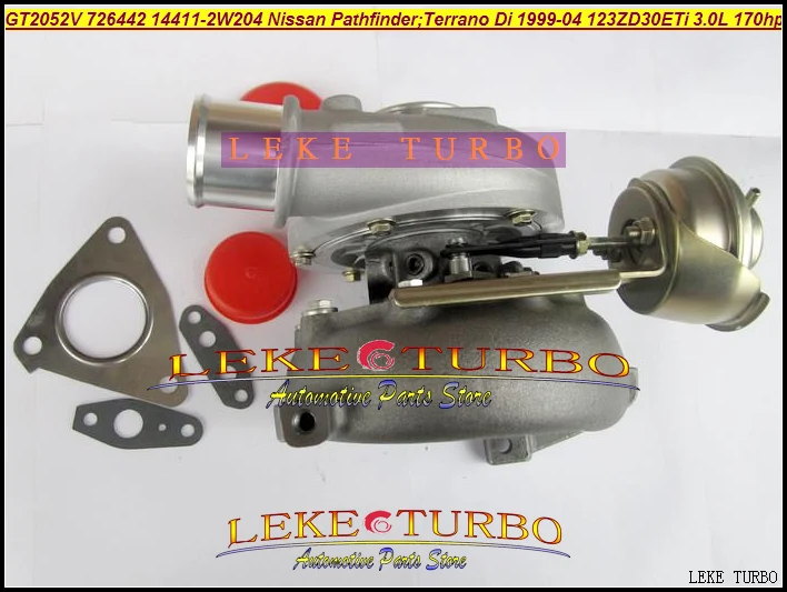 Turbo GT2052V 726442-0004 726442 14411-2W204 турбины турбонагнетатель для Nissan Pathfinder TERRANO Di ZD30ETi 3.0L 170HP