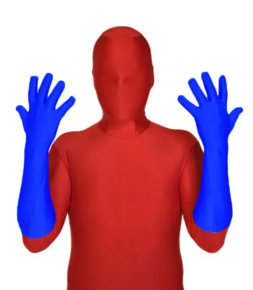 Free Shipping DHL Lycra Spadex Zentai Elbow Zentai Gloves Costume Halloween Party Superhero Size Custom Made (6)