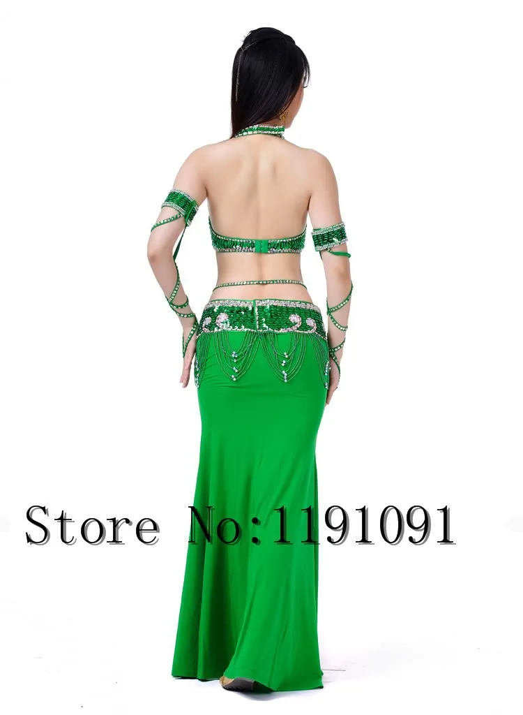 Одежда для индийского беллиданса, 3 компл. Размера S / M / L, 10 цветов 700#