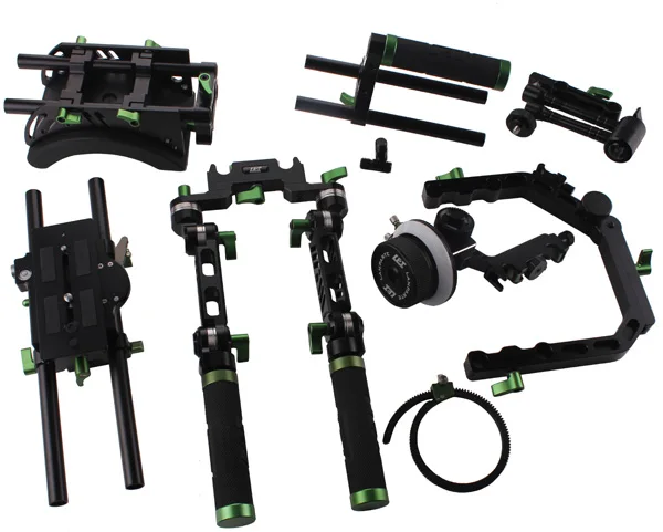 Lanparte DSLR Rig набор чемоданов для непрерывного изменения фокусировки универсальная пластина 5D2 5D3 7D GH1