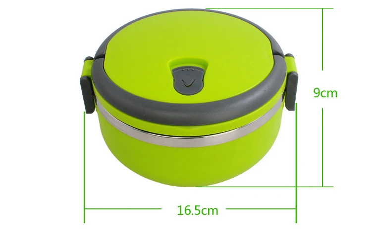Однослойный лайнер из нержавеющей стали изоляционный бентос mealbox термальный ребенок начальной школы студентов ланч коробки